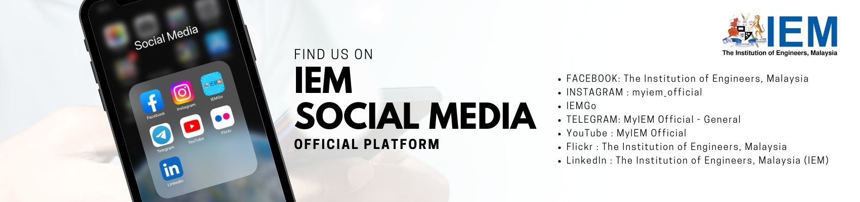 IEM Social Media - Official Platform